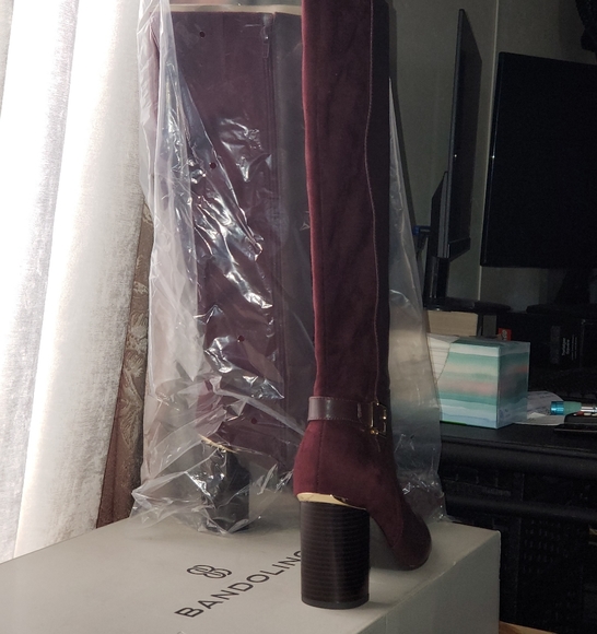 Tall Boots - Dark Red - Picture 2 of 6